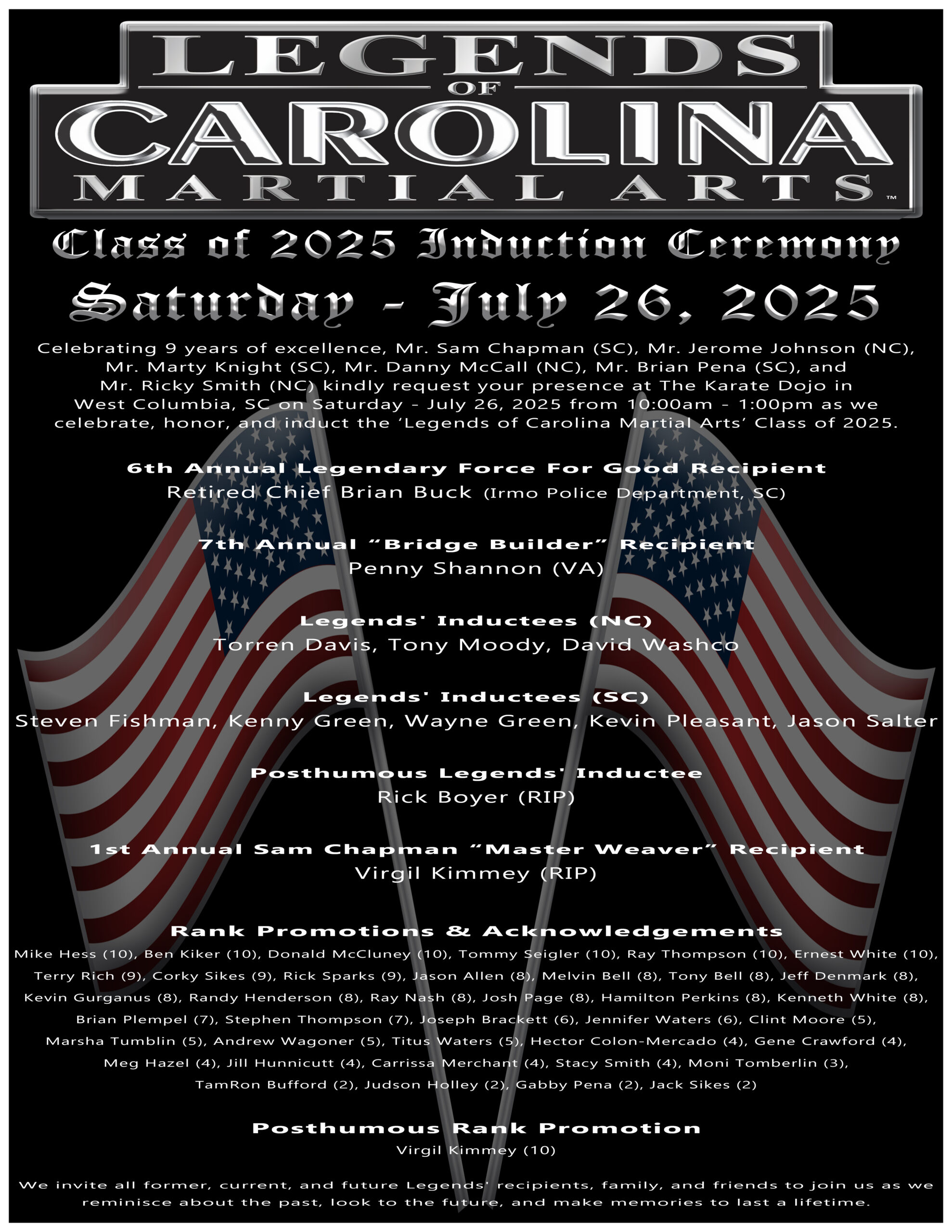 2025 Legends Flyer